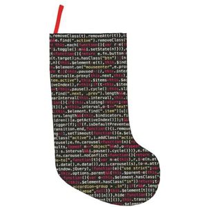Programmeur Programmering Code Print Kerst Kousen,Vakantie Party Decoraties