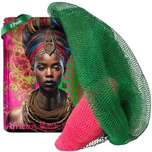AFRIKI Afrikaanse Net Spons Exfoliërende Washandje