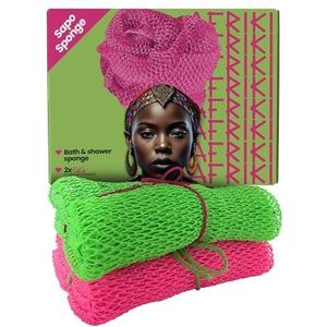 AFRIKI Afrikaanse Net Spons Exfoliërende Washandje