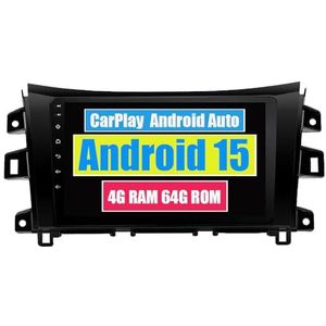 RoverOne Auto Stereo CarPlay Hoofd Unit voor Nissan Navara Frontier NP300 2011-2018 Android Auto Touchscreen Sat Navi Bluetooth WiFi Radio Speler