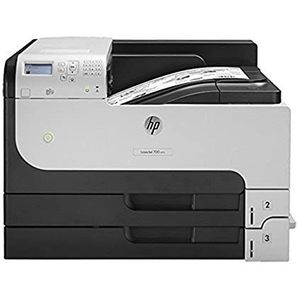 HP LaserJet Enterprise 700 printer M712dn, Zwart-wit, Printer voor Bedrijf, Print, Printen via de USB-poort aan voorzijde; Dubbelzijdig printen