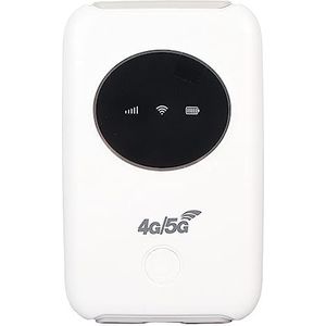 5G WiFi Hotspot Draagbare Netwerkrouter met Simkaartsleuf, 300 Mbps Hoge Snelheid, Verbinding Tot 10 Apparaten, Geschikt voor Reizen, Werk, Live Streaming Buitenshuis