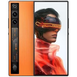 REDMAGIC 10 Air 120Hz Gaming Telefoon, 5G Android Smartphone, 16GB RAM+512GB ROM, Snapdragon 8 Gen 3, 6.8"" AMOLED Full Screen, FHD+ Gaming Phone, 50MP Camera, 80W Oplader, Dual-Sim, NFC Oranje