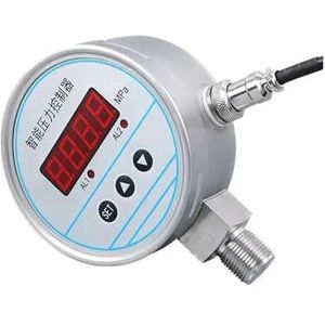 Vacuum Pressure Gauge Digitale drukmeter, schakelaar, roestvrij staal, vacuüm, hydraulisch, meerdere bereiken(0-20Kpa Dc 12-24v)