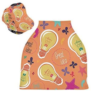 Geweldig idee Lamp Lamp Baby Autostoelhoes Luifel Stretchy Verpleging Covers Ademend Winddicht Winter Sjaal voor Baby Borstvoeding Jongens Meisjes