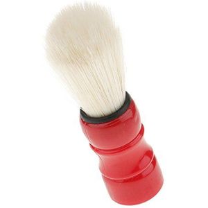 Professionele Salon Kapper Scheerkwast Baard Snor Borstels voor Mannen Rood