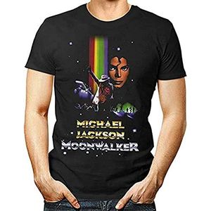 of Moonwalker T Shirt Michael Jackson Smooth Criminal Gift Thriller Bad Man Black T-shirts & overhemden(X-Large)