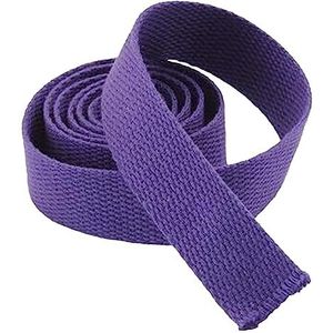 DQZRTUECA Weefband Polyester Katoen Meerdere Maten Multicolor 10 Yards(Purple,50 mm)