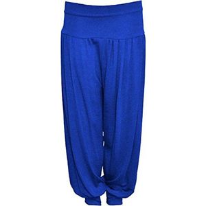 Kinderbroek, meisjes, danskleding, harem Ali Baba, baggy-broek, leeftijd 7-8, 9-10, 11-12 en 13, Royal Blauw, 7-8 jaar