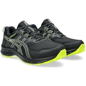 ASICS Gel Venture 9 Waterdichte Heren Trail Loopschoenen Road, Zwart Groen, 44.5 EU