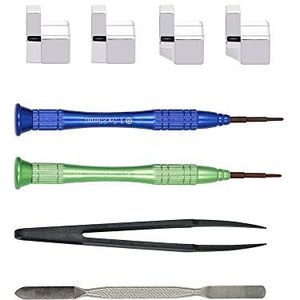 Mcbazel Vervangende metalen L/R Lock Buckle Set met Open Tool voor NS-schakelaar Joy Con-controller