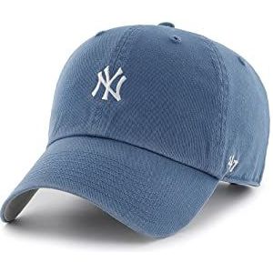 '47 Brand Clean Up Base Runner Strapback Cap NY Yankees B-BSRNR17GWS-TB blauw, maat: One Size, blauw, Eén maat