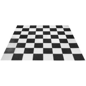 XXXL GIGA schaakbord, afmeting: 304 x 304 cm, voor Giga schaakset of Giga Dameset (304x304cm 64-delig kunststof)