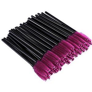 Wimper Borstel Set, Wegwerp Wimper Borstel, Wimper Extension Mascara Wand Applicator Make-up Kits 50 stks/set, Wimperborstelset, Mascarastaafjes, Wegwerpmake-upborstel, Mascara-applicator
