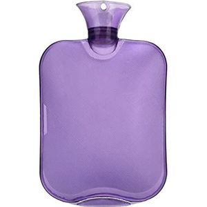 DieffematicRSD Warmwaterkruik Warmwaterkruik Warme Handtas Spoelwater Explosieveilig Verdikte Transparant (Color : Purple)