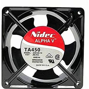 A30108-10 115V Cabinet Fan - 120mm x 120mm x 38mm, and Quiet Operation