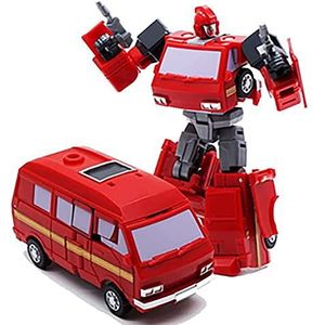 Transformbots Toys: HS, Pocketversie, Trailblazer-serie, Iron Mobile Toy Action Dolls, Kong Toy Robots, kinderspeelgoed van jaar en ouder.Het speelgoed is 4 centimeter lang.