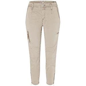 MAC Jeans Rich Cargo Cotton Straight Jeans voor dames, taupe, 42