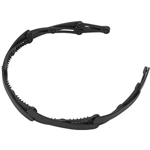 Opvouwbare haarband, inklapbare hoofdband van stevig kunststof voor op school voor thuis (zwart)