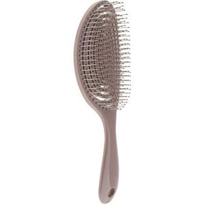 Detangler Kam Haarborstel Styling Kam Hoofdhuid Massage Haarverzorging Grijs