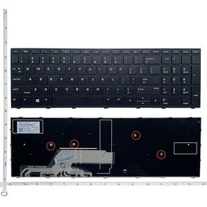 US/RU/UK/SP/FR laptoptoetsenbord voor HP voor PROBOOK 470 G5 450 455 650 G4 Engels toetsenbord(PURPLE)