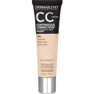 Dermablend - Continuous Correction - CC Cream - 1 fl. oz. - SPF 50+ - Volledige Dekking