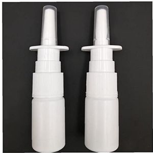 2 Pack Plastic Lege Hervulbare Neusspray Flessen Fijne Mist Sprayers Verstuivers Make-up Water Container, 10ml/3.6 oz