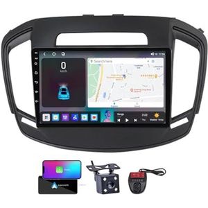 9 Inch Touchscreen Dubbel DIN Autoradio Compatibel met Opel Insignia 2013-2017 met Carplay/Android Auto FM RDS DAB+ Autoradio WiFi 4G Draadloze Carplay Android Auto Bluetooth 5.0 DSP(NF-6)