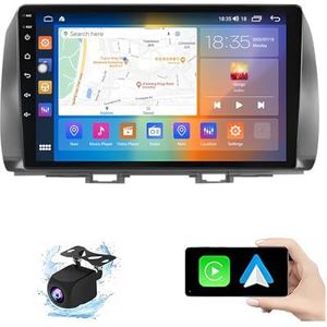 Android 13.0 2 Din Autoradio 9"" Touchscreen Auto Stereo Voor Toyota bB 2 2005-2016 Met Draadloze Carplay Android Auto GPS Navigatie AHD Omgekeerd Beeld Stuurwielbediening(P1(1G+16G))