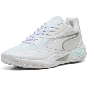 Puma Heren All-pro Nitro Skybreak Sneaker, Wit-Aqua, 10.5 UK