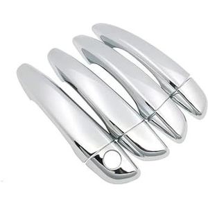 Autodeurgrepen Covers Voor Citroen C3 2017 2018 2019 2020 Exterieur Kras Beschermende Decors Accessoires(Handle 1 Keyhole)