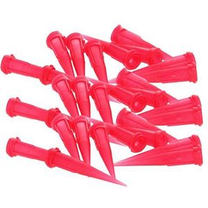 Utoolmart Industriële stompe tip taps toelopende dosering vult naald 25ga rood 250pcs