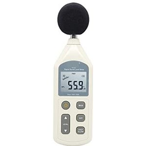 Geluidsmeter, Digitaal geluidsniveau meter ruisvolume meetinstrument decibel monitoring tester 30-130 DB 512m SD Kaartgegevensopslag, Decibelmeter