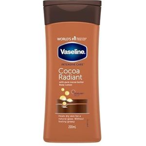 Vaseline Intensive Care Body Lotion - Cacao Radiant - Hulp voor de droge huid - 6 x 200 ml