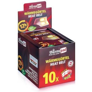Thermopad Warmtegordel GR. S-XL (stretch/klittenband) – het origineel: 10 x warmtegordel voor 12 uur I direct te gebruiken warmtegordel van extra warme warmtepleisters/warmtepads – nierverwarmer