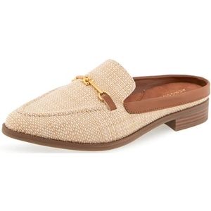 Aerosoles Erik Pantoffels voor dames, natuur/lichtbruin bast, 41 EU breed, Natuurlijke lichtbruine bast, 41 EU Breed