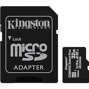 Kingston Canvas Select Plus microSDcard,32GB,Groen grijs