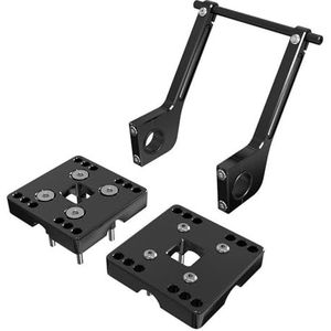 Beugel voor achteruitkijkspiegel Motorfiets Telefoon GPS Navigatie Stuur Beugel Vervangende Onderdelen Accessoires Voor Ducati Voor ScramJeff 400 800(Zwart)