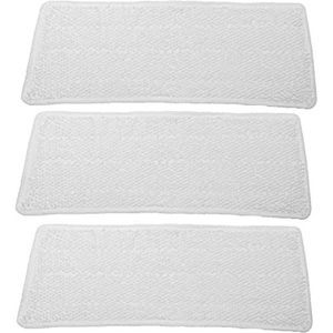 3 wasbare reservehoezen, pads, doeken van microvezel, compatibel met Vileda Steam XXL Power Pad stoomreiniger