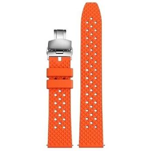 20 22 24 mm oranje serie rubberen fluorelastomeer band geschikt for Seiko Mido Heuer Omega horlogeband waterdichte armband herenaccessoires (Color : 7805 SK, Size : 24mm)