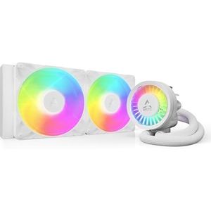 ARCTIC Liquid Freezer III Pro 280 A-RGB - Waterkoeling PC, CPU AIO Waterkoeler, 2x140 mm, 38 mm Radiator, PWM-Pomp, VRM Ventilator, AMD AM5/AM4, Intel LGA1851/1700 Contactframe - Wit
