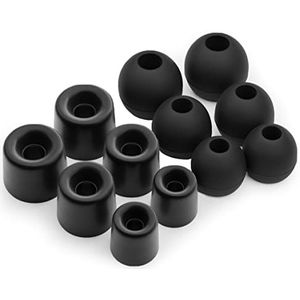 Okuli 12 x Traagschuim Oordopjes & Siliconen Oordopjes Puntje voor Oortelefoons Hoofdtelefoons