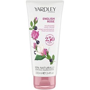 Yardley London Engelse Rose Verzorgende handcrème voor haar strakke roos, 100 ml, 1 stuk
