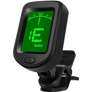 Pieces Tuner Clip-on chromatische digitale tuner voor gitaarviool viool accessoires (Color : 1pc)