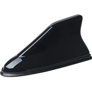 GPRTKULE Fin Model FM-radio-antenne, haaienantenne is geschikt voor alle soorten auto's (zwart)