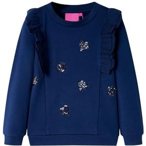 Kindertrui 104 marineblauw, kinderkleding, trui voor kinderen, sweater voor kinderen, top voor kinderen, kinderen trui, katoenen sweater