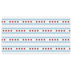 Chicago Vlag Mode Bureau Muismat Antislip Gaming Muismat Accessoires Decor 40X75cm