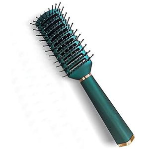 WWZ889 Ontwarrende Borstel Anti-Statische Massage Haarborstels Nylon Borstelspelden Föhnen Ontklitter Haarborstel voor Mannen en Vrouwen van Alle Natte of Droge Haartypes Malachiet Groene Kleur