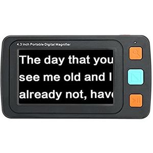 Digitale Leeshulp - 4,3 Inch Scherm - 4X-32X Zoom - AV/TV-uitgang - Meerkleurenmodus