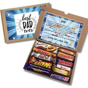 Vaderdag chocolade mand | Papa verjaardag | beste vader | ultieme chocolade geschenkdoos | cadeau voor papa |